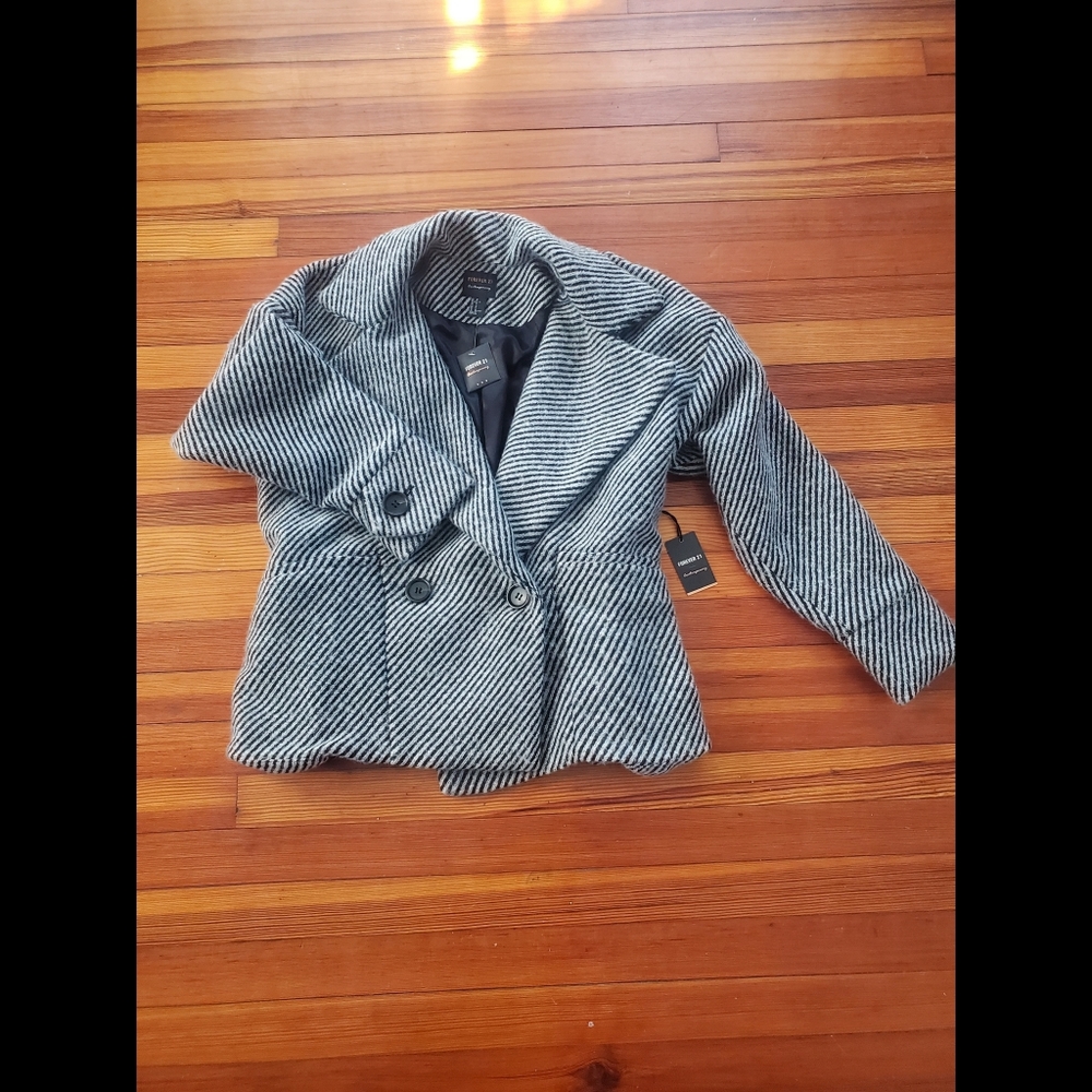 Forever 21 Contemporary Coat Jacket M